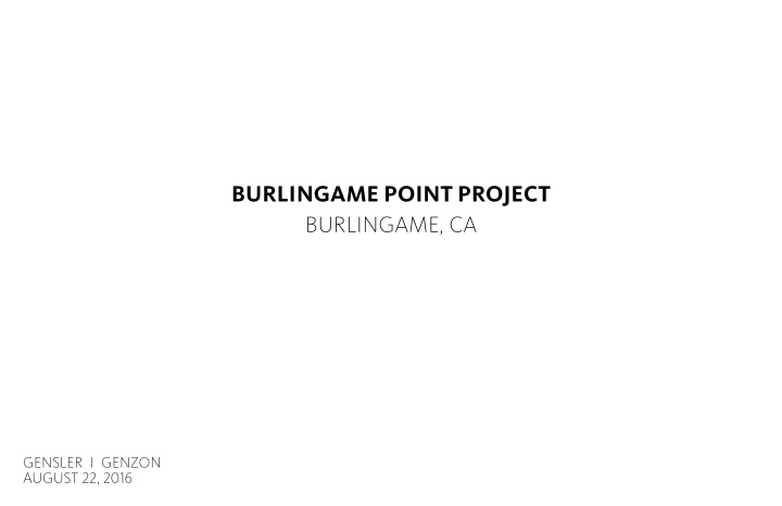 burlingame point project burlingame ca