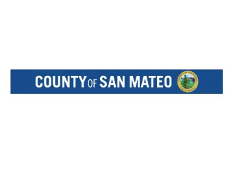 Pre-Proposal Meeting for  New County Office Building  At San Mateo County Government Center