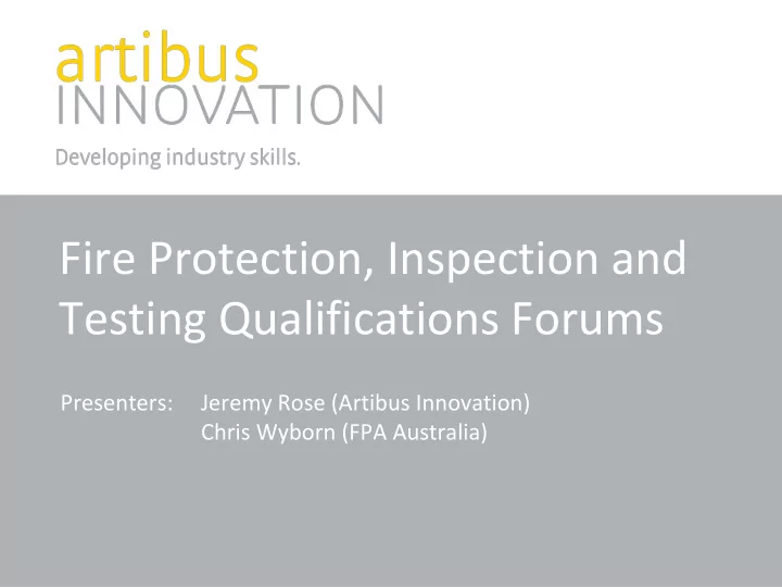 testing qualifications forums