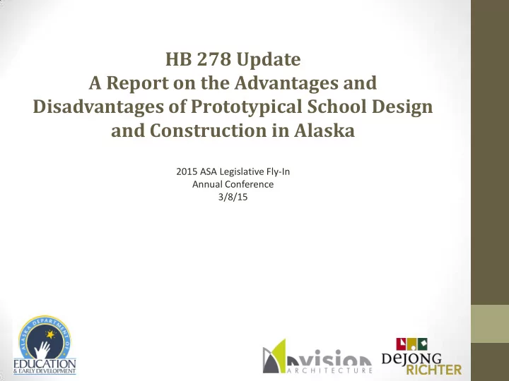 hb 278 update