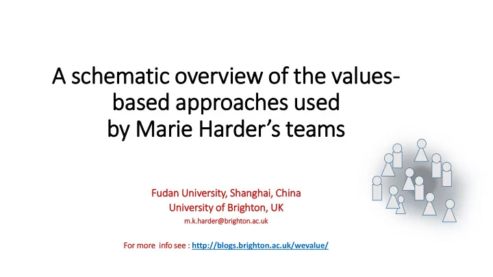 a schematic overv rview of the values