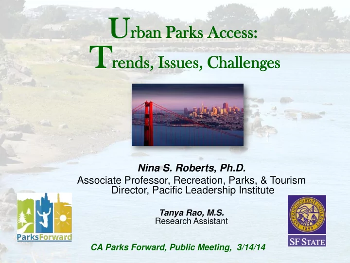 available online at http parksforward com meetings