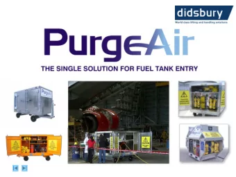 aircraft fuel tank.    When positioned alongside the aircraft the container forms the  control