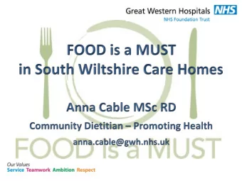 Percentage of Residents  100%  80%  Initial  audit  60%  Re-  audit  40%  20%  0%  MUST on  MUST