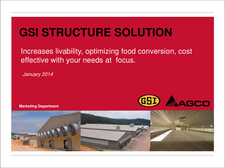 gsi structure solution