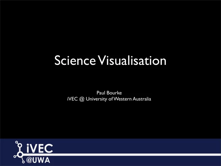 science visualisation