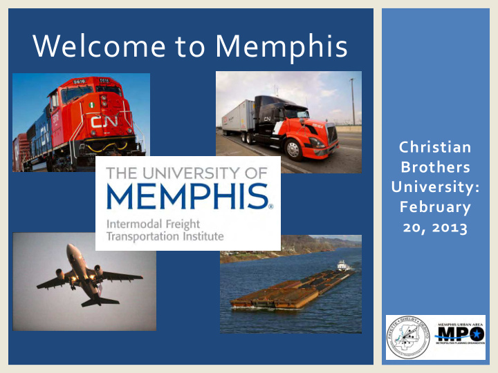 welcome to memphis