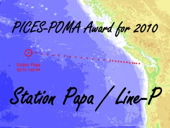 Station Papa / Line-P  Station Papa / Line-P  The original weather ships  St. Catherines and the