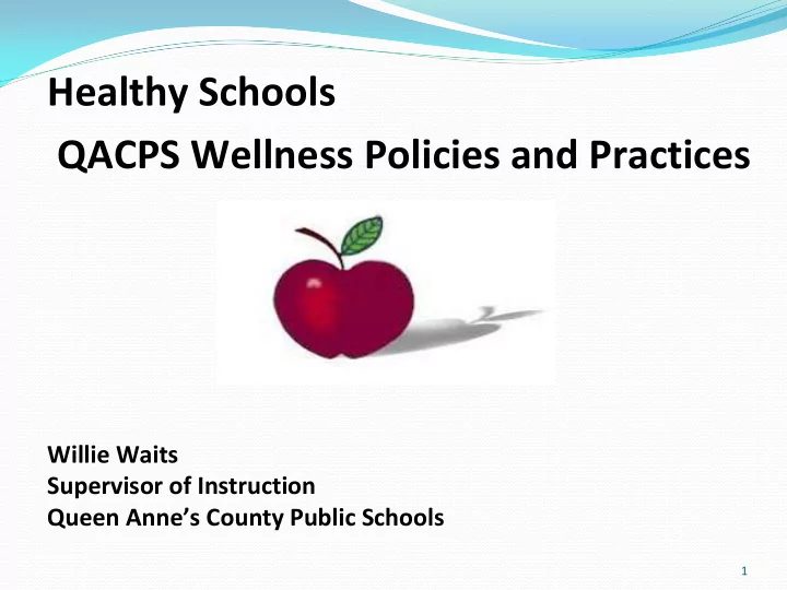 healthy schools