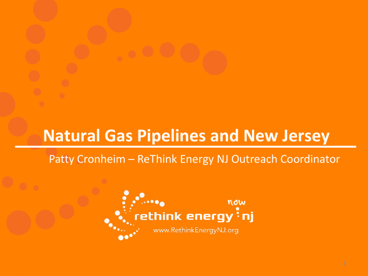 natural gas pipelines and new jersey