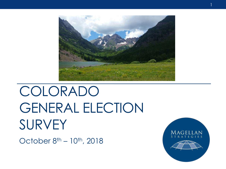 colorado general election survey