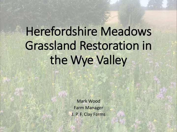 herefordshire meadows