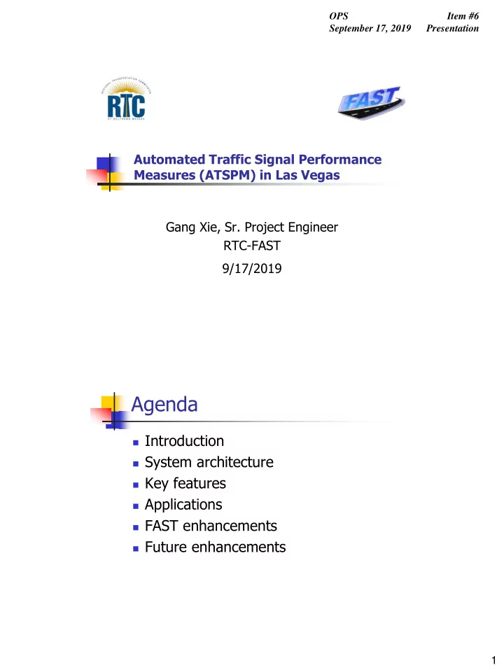 agenda