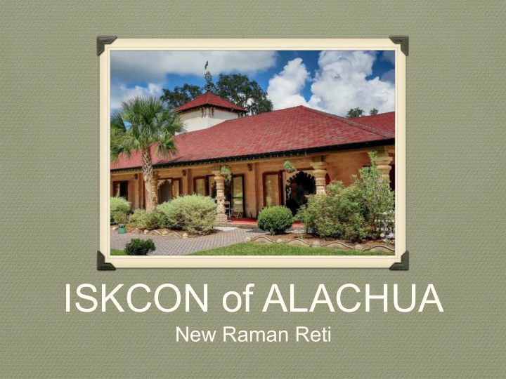 iskcon of alachua