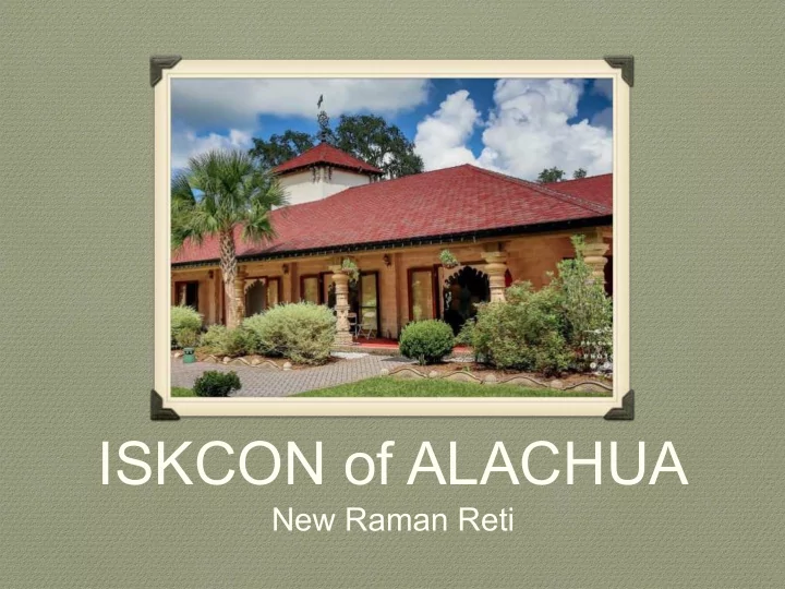 iskcon of alachua