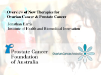 overview of new therapies for ovarian cancer amp prostate