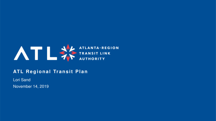 atl regional transit plan