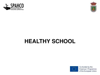 HEALTHY SCHOOL  SUCESO ALEDO SCHOOL - Students from 3 to 11 years old - School Refectory - Very