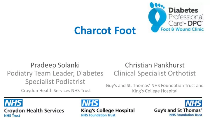 charcot foot