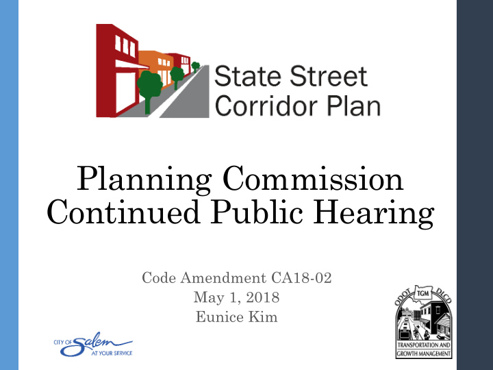 continued public hearing