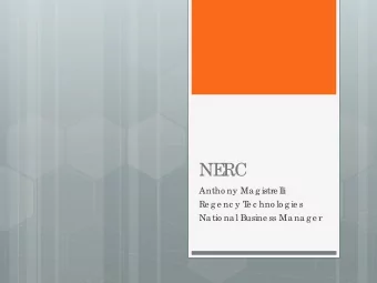 NE  RC  Antho ny Ma g istre lli  Re g e nc y T  e c hno lo g ie s  Na tio na l Busine ss Ma na g e