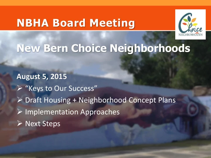 new bern choice neighborhoods