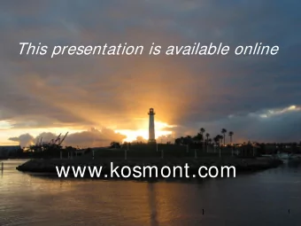 www.kosmont.com  1  1  DRAFT  public + private transactions  Kosmont Realty Corporation  Kosmont