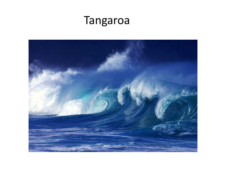 tangaroa ko wai au te po wairua conception papatuanuku