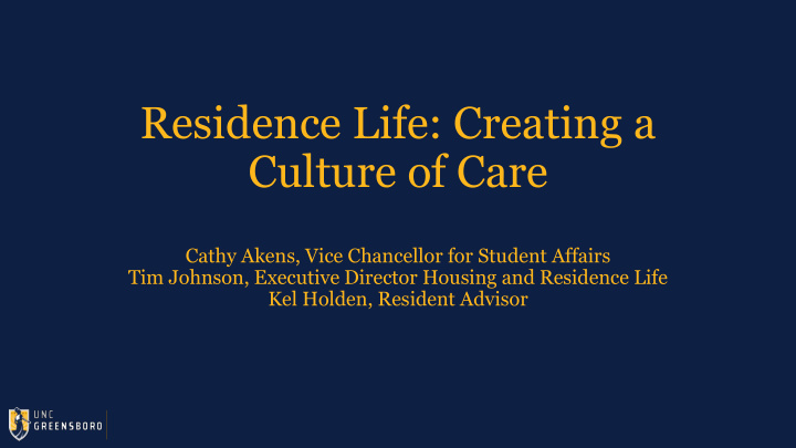 culture of care