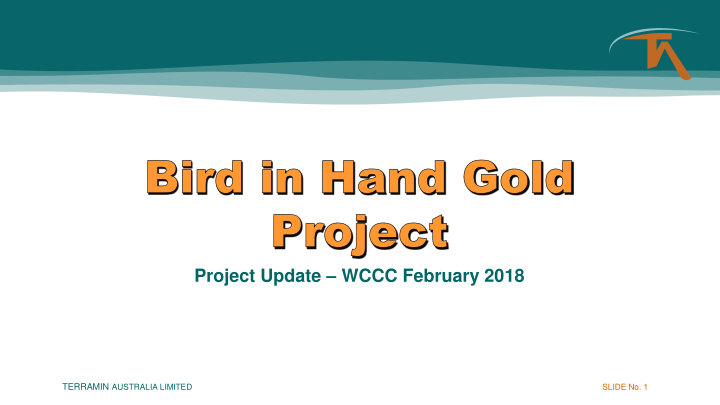 project update wccc february 2018
