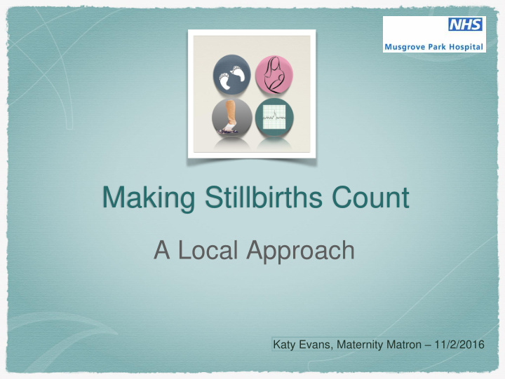 making stillbirths count