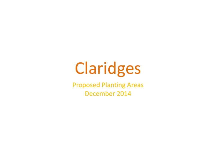 claridges
