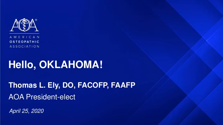 hello oklahoma