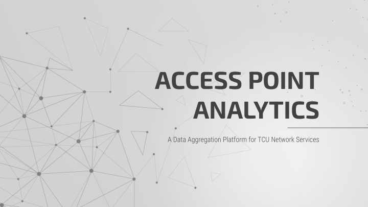access point analytics