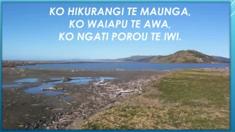 KO HIKURANGI TE MAUNGA,  KO WAIAPU TE AWA, KO NGATI POROU TE IWI.  I tu nga hui a hapu kei roto i