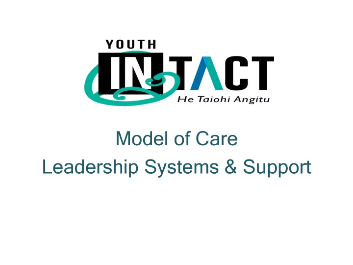 model of care