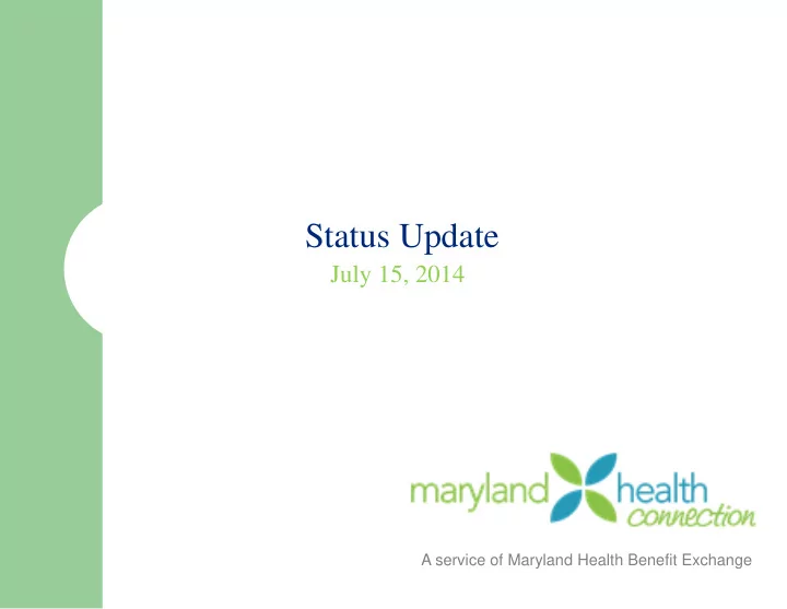 status update