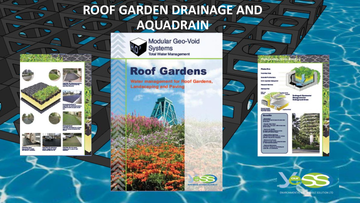 roof garden drainage and aquadrain roof garden drainage