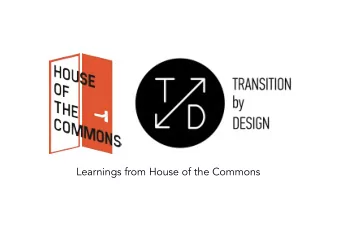 Learnings from House of the Commons  The Housing Crisis and the Fightback  Video available at:
