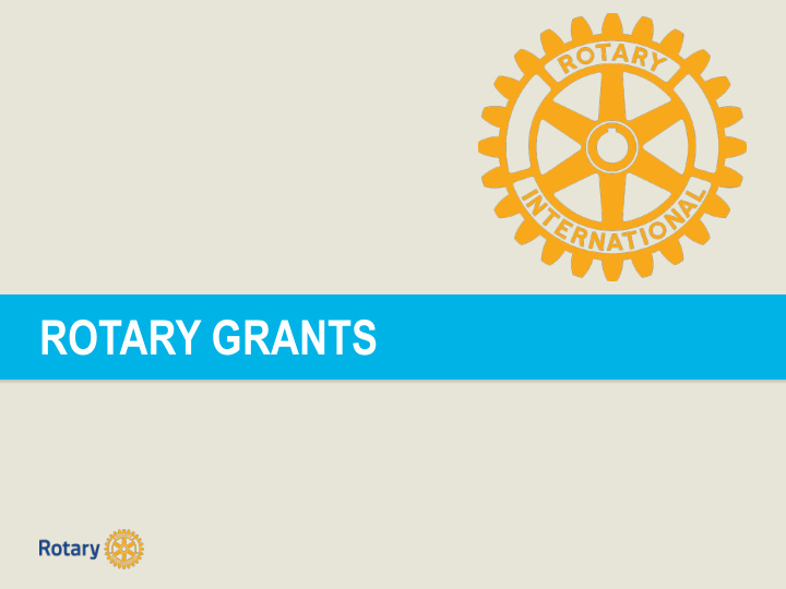 rotary grants