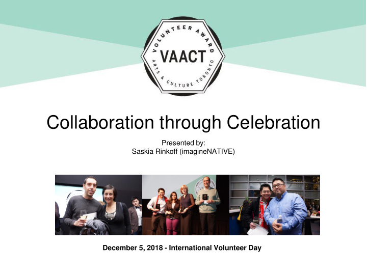collaboration through celebration