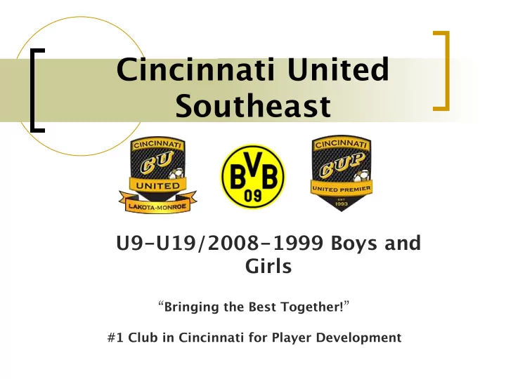 cincinnati united southeast