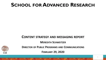 W HO ARE WE TALKING TO ?  3 K EY A UDIENCES A DULT L EARNERS C URRENT S CHOLARS /A RTISTS (