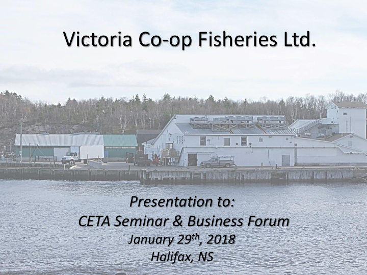 victoria co op fisheries ltd