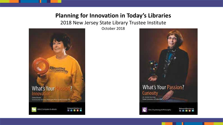 planning for innovation in today s libraries