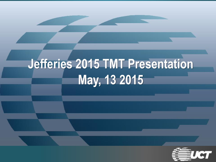 jefferies 2015 tmt presentation