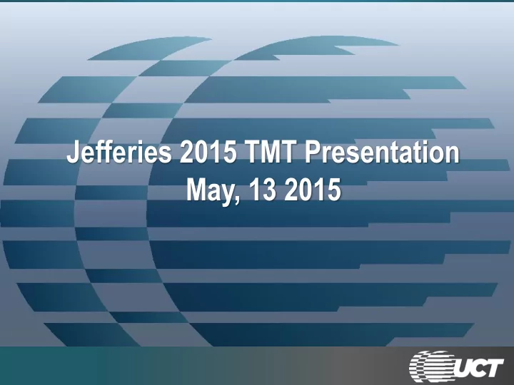 jefferies 2015 tmt presentation