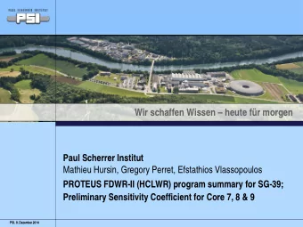 Wir schaffen Wissen  heute fr morgen  Paul Scherrer Institut  Mathieu Hursin, Gregory Perret,