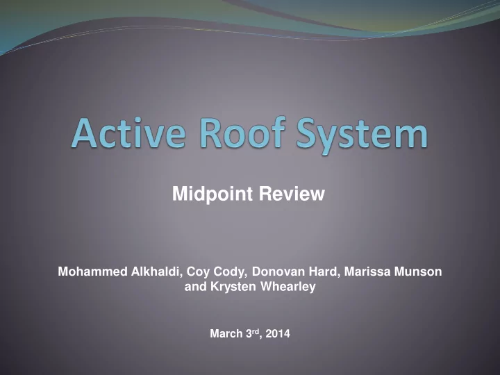 midpoint review