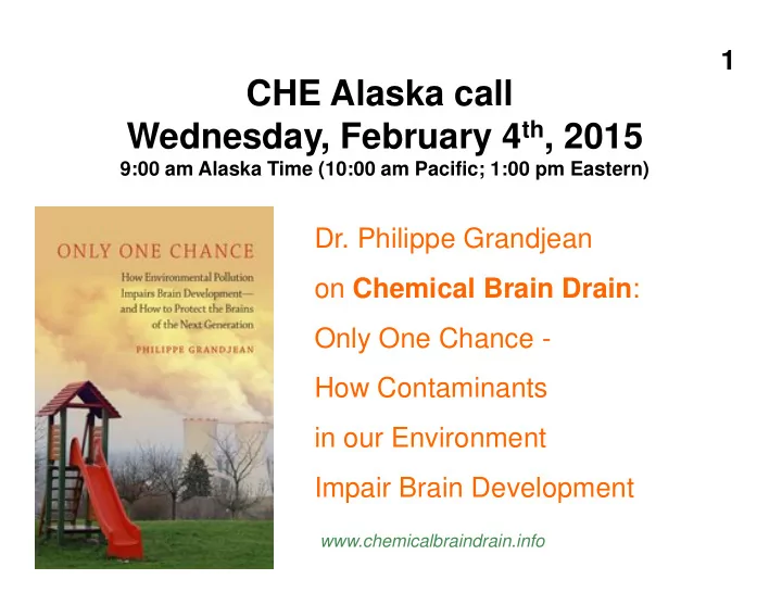 che alaska call wednesday february 4 th 2015